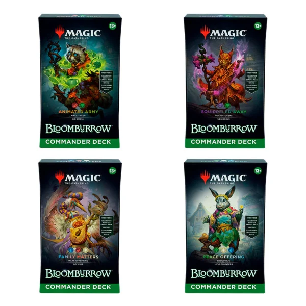 Magic The Gathering - Bloomburrow - Commander Deck - Bundle